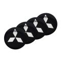 4Pcs Car Wheel Center Hub Caps Emblem Stickers For Mitsubishi lancer asx outlander pajero l200 galant. 