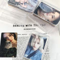 Small Card Photo Transparent Flip Storage Box Sealing Sticker Storage Dust Box. 