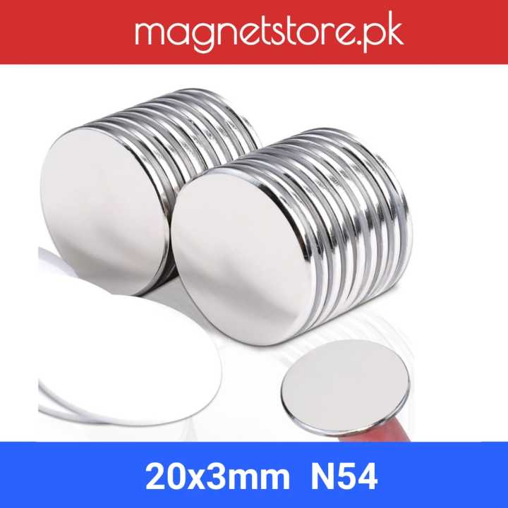 20X3mm Circular Super Strong N54 NdFeB Magnet for Education