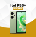 Itel P55+, 8GB RAM + 256GB ROM, IPS LCD 6.6 inches Display, 5000 mAh Battery, 50MP Camera, LED flash, Auxiliary lens, Unisoc T606 Chipset, With 1 Year Warranty. 