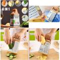 6 Sides Multi-functional Stainless Steel Grater Handheld Slicer Fruit Vegetable Kitchen Cutter Tools. 