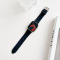 [autismaut] Suitable for Apple Watch 56789 Generation H Hermes Silicone Strap apple watch Sports Wristband. 