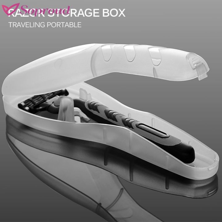 Portable Travel Razor Case Razor Blades Storage Box Holder Bathroom Shaver Box Hot