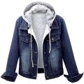 Stay Stylish with a Stylish Hooded Denim Jacket - Men's Stylish Hoodies Denim Jacket - Fashionable - Premium Quality. 