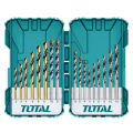 TOTAL TACSDL11601 16 Pcs Drill Bits Set (for Metal, Concrete and Wood). 