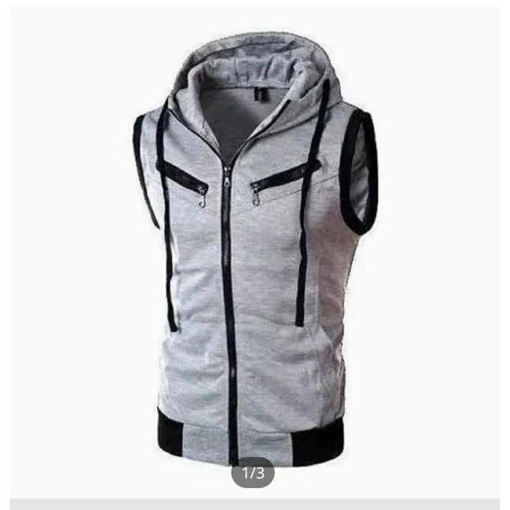 Half%20Sleeves%20Winter%20Fashion%20Jacket:%20Stay%20Stylish%20and%20Warm%20in%20the%20Coldest%20Months%20gray%20and%20black%20color%20-%20Image%204