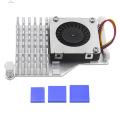 Quasar Heatsink with 4pin Pwm Fan Raspberry Pi 5 Active Cooler with Temperature-controlled Fan for Efficient Heat Dissipation Buyers' Choice Active Cooler with 4pin Pwm Fan. 