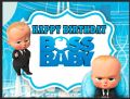 Boss Baby Backdrop for Birthday Theme, Happy Birthday Party Decoration for Boys. 