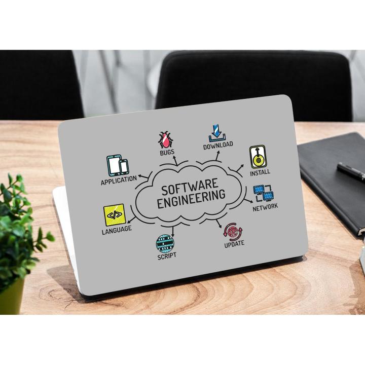 Software engineering  laptop skin vinyl sticker decal 12 13 13.3 14 15 15.4 15.6 inch laptop skin sticker cover art decal protector skin