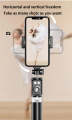 Selfie Stick BT12S Chargeable Bluetooth 5.4 Feet Length Tripod with 3 Colors Light for Vlogging youtube tiktok. 