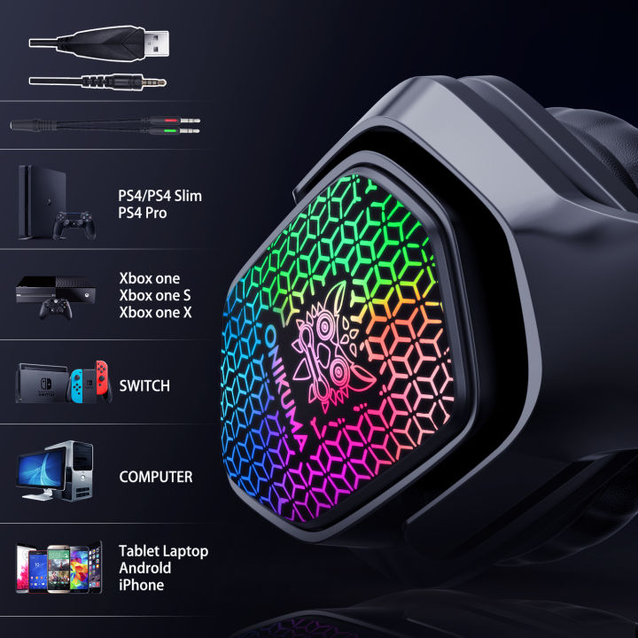 X3%20Onikuma%20Gaming%20Headset%20Mobile%20Phone%20Wired%20Gaming%20Headphone%20for%20PS4%20PC%20or%20Laptop%20-%20Image%203