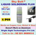 Liquid Soldering Flux-6 ML Each- Sky Bolt Liquid Soldering Flux- Soldering Paste - Steel Soldering. 