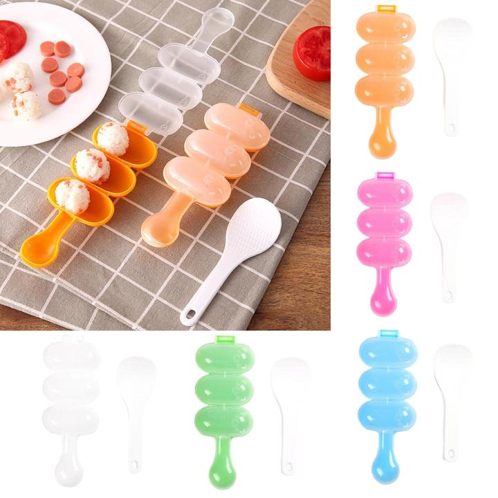 Rice Ball Mould Press Closure Cute Bear Pattern Sushi Mold