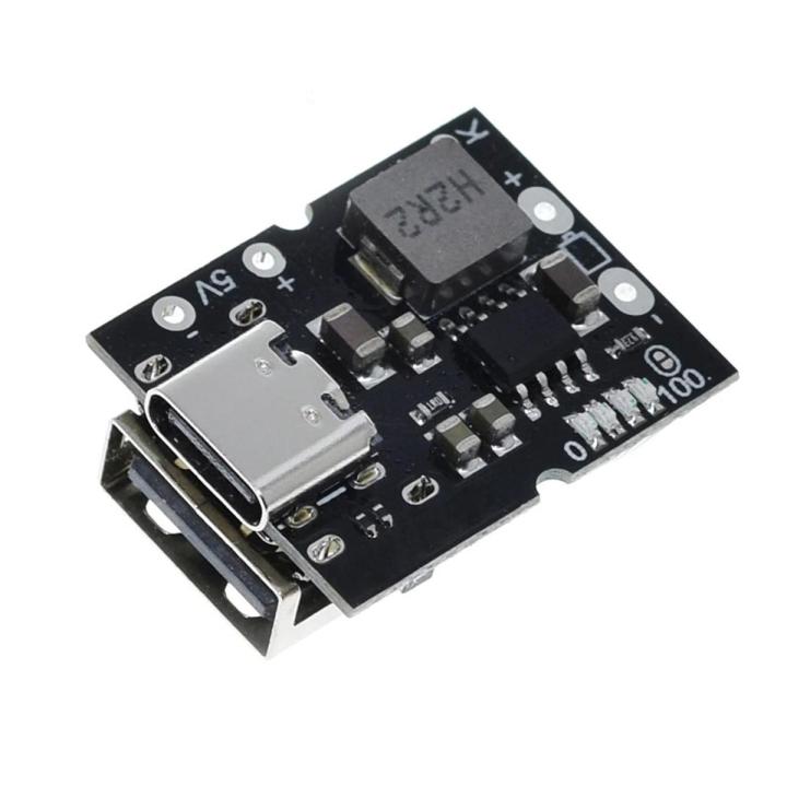 Type-C USB 5V 2A Boost Converter Step-Up Power Module Lithium Battery Charging Protection Board