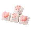 Cute Cat Paw Keycaps For Mechanical Keyboard Cherry MX Switch DIY Custom Key Cap Soft Silicone Keycup Artisan Pink Color-Angelia. 