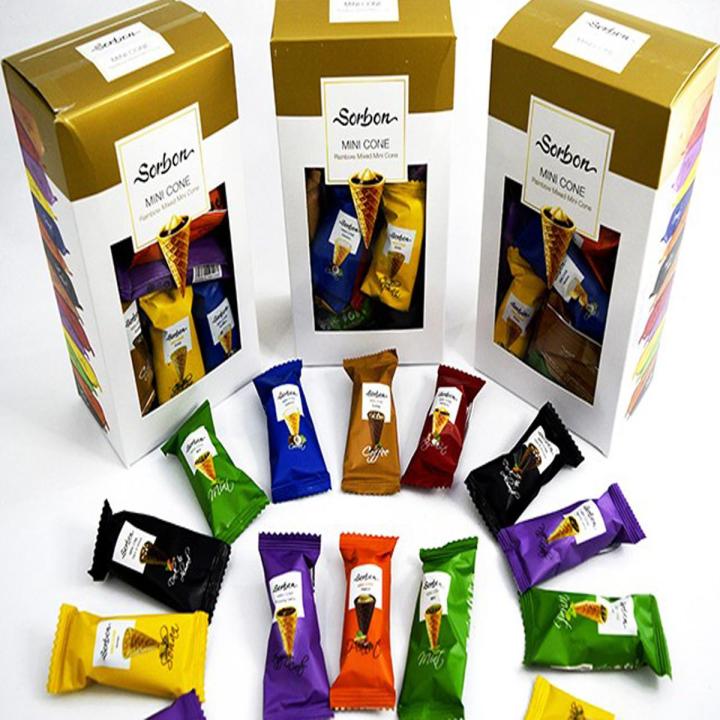 Pack of 192 Sorbon Mini Cone Chocolate / Imported Chocolate / Sorbon Chocolate Art # SS-SMCC-192 (6 Box)