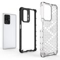 O-Lonnie for Xiaomi Mi 11T / 11T Pro Back Cover Honeycomb Transparent Bumper Rugged Armor Protection Phone Case. 