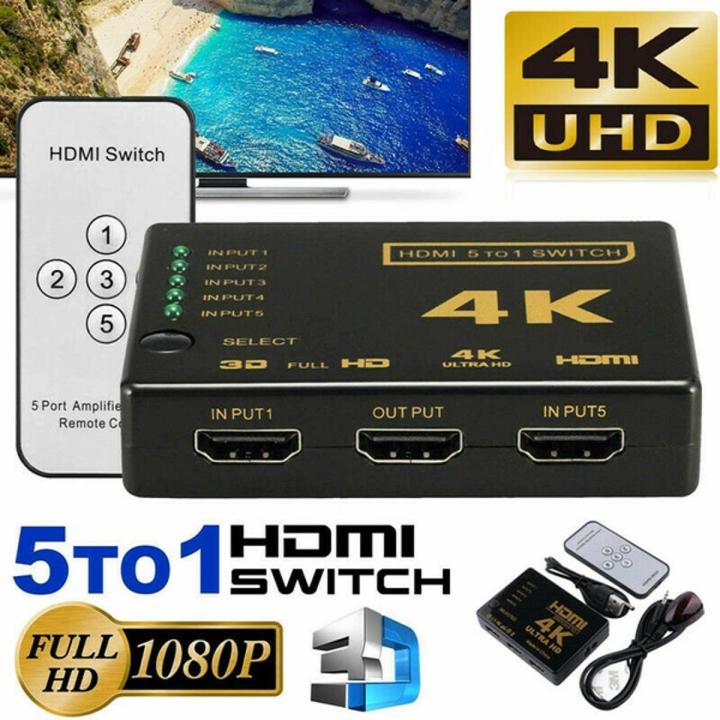 Hdmi Switch 5 port 2k/4k Lcd Led