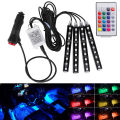 Car Interior Atmosphere Remote Control Light Decoration Lamp. 