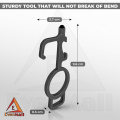 Touchscreen Stylus Multitool Keychain - No Touch Door Opener and Bottle Opener Hygiene Keyring. 