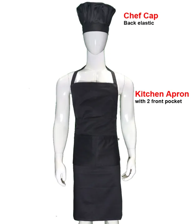 Black%20Chef%20Jacket%20Uniform%20CHEF%20CAP%20Chef%20Apron%20&%20Trouser%20-%20Image%205
