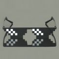 【Simple 3C】Men Women Glasses Thug Life 8-Bit MLG Pixelated Sunglasses for Minecraft players. 