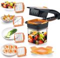 New Genius Nicer Dicer Quick Multi-Functional 5 in 1 Food Fruit Vegetable Slicer Cutter Speedy Chopper. 