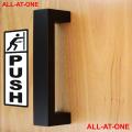 ALL-AT-ONE # 39 ( "PUSH AND PULL STICKER" )  Self-Adhesive Vinyl (PVC) Waterproof Removable Art Sticker For All  Kinds of Doors Specially For Shops, Offices, Hospitals, clinics, Gyms, and Showrooms.. 