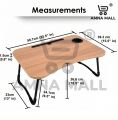 AMNA MALL | Laptop Table for Bed | Foldable & Lightweight Bed Desk for Online Classes | Reading | Eating & Office Work | Portable Laptop Table | Laptop Table | Folding Laptop Table | Laptop Table With Tray | Laptop Table With Drawer | Laptop Desk. 