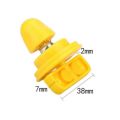 Hamster Toy Accessories Easy To Install Hamster Running Wheel Bearing Plastic/Stainless Steel Orange Hamster Bearing Shaft Nut Silent Running Wheel Axle For Guinea Pig. 