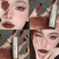 Dark Brown Matte Velvet Lip Gloss Waterproof Long Lasting Non-Stick Cups Sexy Red Lip Mud Lipsticks Lips Makeup Korea Cosmetics. 