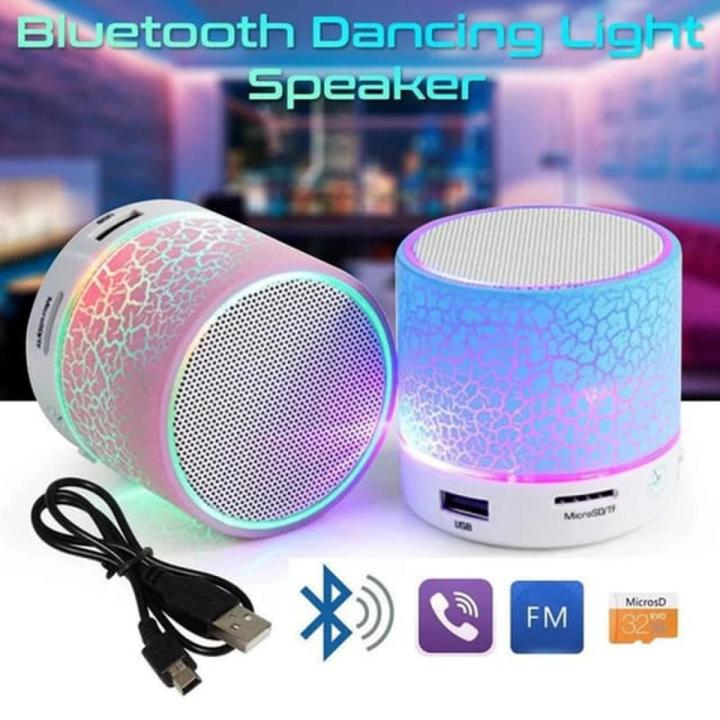 Mp3 player Bluetooth Speaker With Bluetooth , Usb , Wireless Fm , Memory Card And Long Battery Time Multicolor With Multidesign,Loud Sound And Base