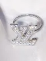Premium Luxury Gold-Silver Plated Zircon Ring for Women – Elegant Attractive Engagement & Party Ring. 