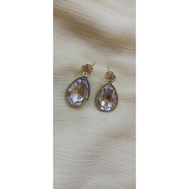 White earrings for girls