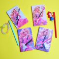 1 x Barbie Diary (Without Pen) / Notebook (small) For Kids (Girls) (A6) (14 x 8.9 x 1.3 cm) (80 pages). 