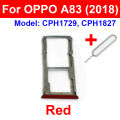 For OPPO A76 A77 A77s A78 4G 5G (2022) A83 (2018) SD Card Slot Adapter Sim Card Tray Holder Reader Replacement Repair Parts. 
