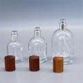 Wood Cap Glass perfume bottle Fine Mist 30ml-100ml Glass material Spray bottle Fine Mist Sub-bottle for Daily use Travel Cosmetic storage. 