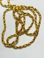 Beads for DIY Crafts. Golden Spacer Plain Cylinder (Jo) Plastic Beads. 6 Strings Beads, For DIY Jewelry Making, Jewelry, Dress Accessories, Crafts, and Home Décor.. 