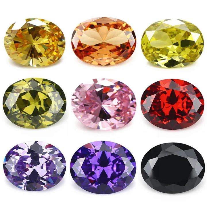 3 Pcs Different Original Zircon Stone Multi Color 5crt + Each Stone For Jewelry Making