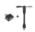 Portable Mini USB FAN + Free Mobile Connector OTG. 