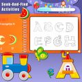 Online Venue Reusable Water Magic Book, Water Painting Book for Toddlers – Magic Coloring Book for Children Education Drawing Pad – Random Design Multicolor Water Painting Book. 