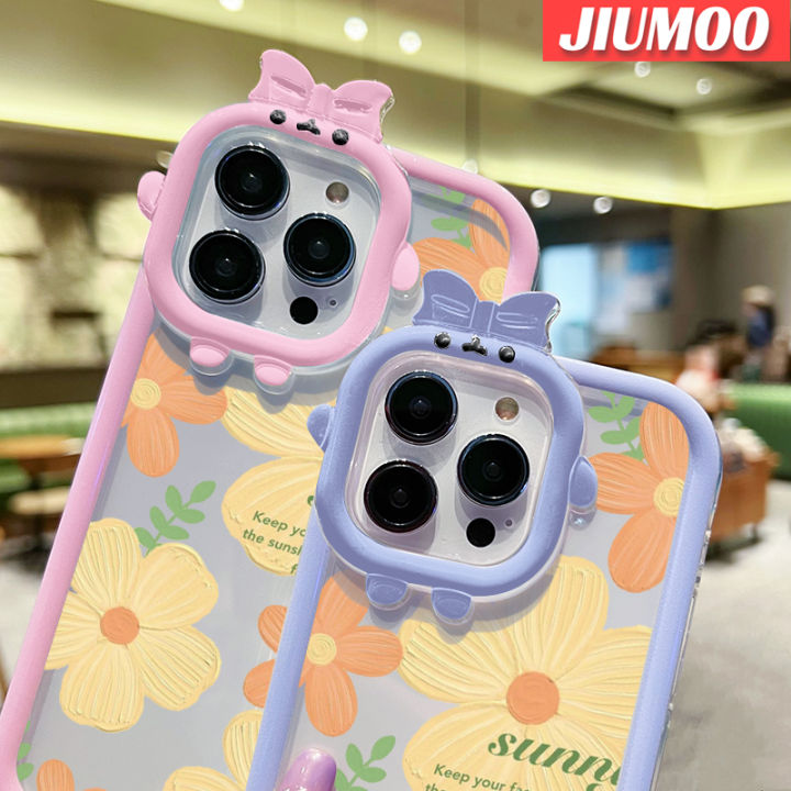 JIUMOO%20For%20OPPO%20A17%20A17K%20Case%20Fashion%20Sunny%20Flower%20Little%20Monster%20Camera%20Lens%20Soft%20Clear%20Phone%20Cases%20Creative%20Shockproof%20Transparent%20Shell%20Silicone%20Protective%20Cover%20-%20Image%204