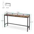 Customisable Console Table, Narrow Sofa Accent Table Behind Couch. 