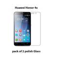 2Pcs Honor 4x Tempered Glass Screen Protector Polish Glass Honor 4X. 