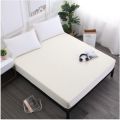 100% Waterproof Mattress Fitted Cover | For Double Bed | King Size 72 x 78 Inches / 6 x 6.5 Feet. 