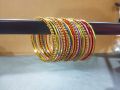 Pack of 12 - Metal Bangles for Baby Girl with Metallic Shine ( Kids Bangle ). 