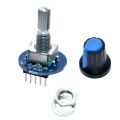 EC11 Rotary Encoder Module Brick Sensor Development Round Audio Rotating Potentiometer Knob Cap. 