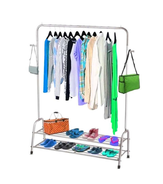 Cloth Hanging Drying Stand Folding Cloth Stand Rust Proof Cloth Drying Rack Heavy Rods