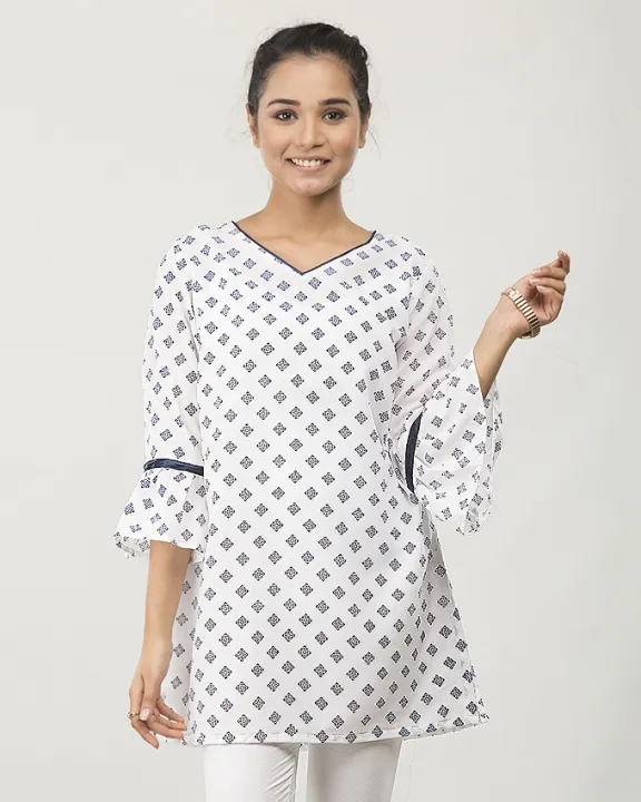 White%20Crepe%20Lawn%20Printed%20Kurti%20For%20Women%20-%20Image%203