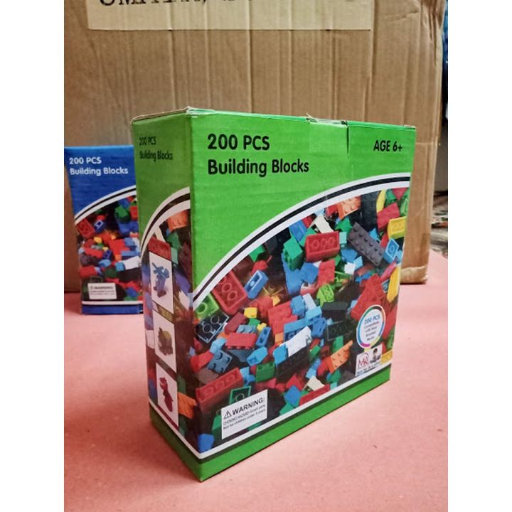 200 Piece Lego_Building Blocks Set For Kids | Daraz.pk